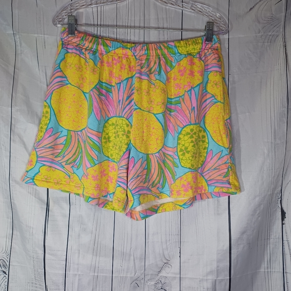 Chubbies Hooligans Neon Pineapple Retro Preppy Men's Lounge Shorts